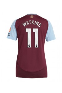 Aston Villa Ollie Watkins #11 Voetbaltruitje Thuis tenue Dames 2024-25 Korte Mouw